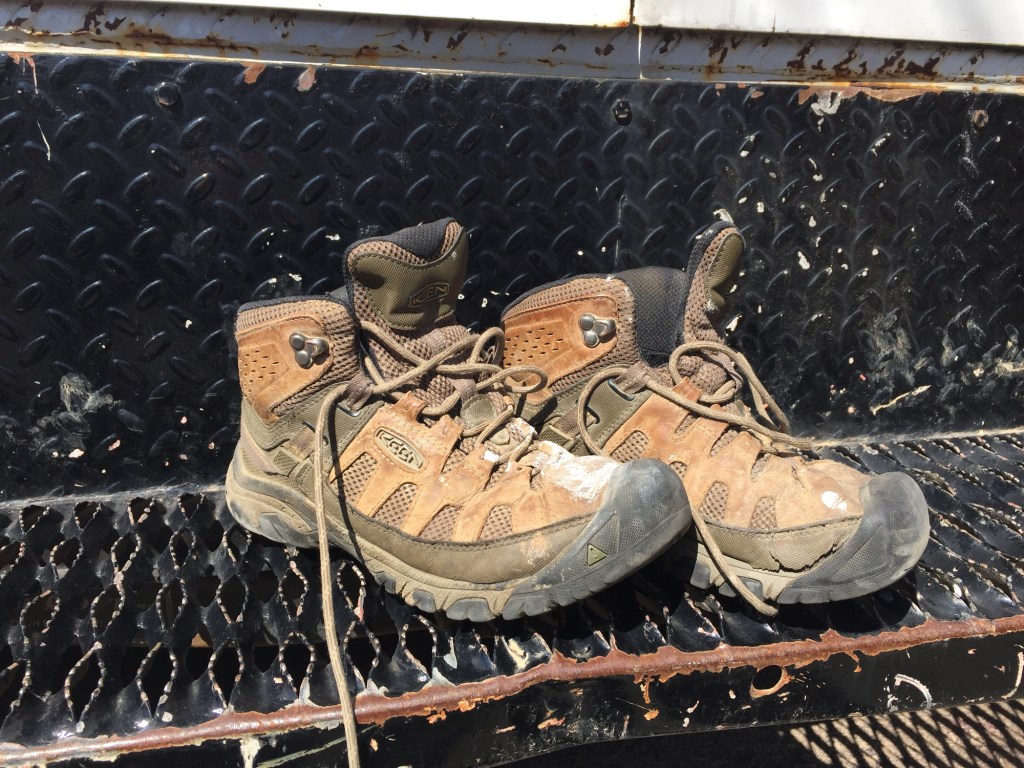 Keen Targhee hiker is jobsite ready.