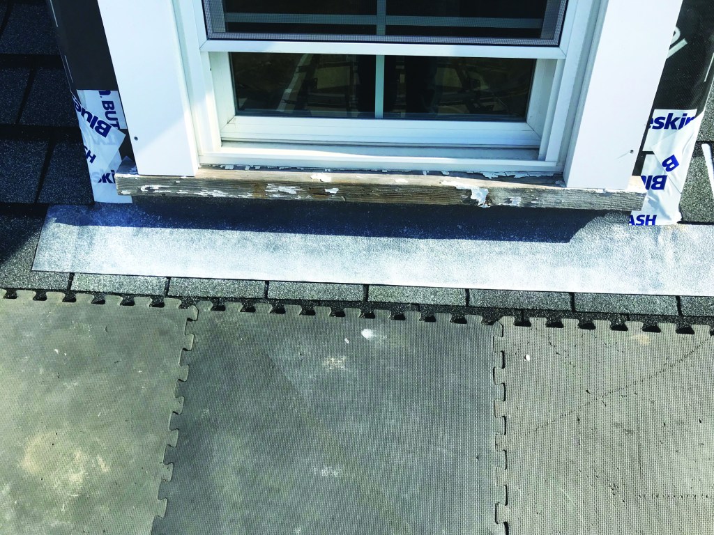 The wood sill had been in good shape when the author originally installed the replacement window and new casing.