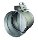 Broan’s makeup air damper opens or closes in response to the control on the range hood fan, allowing passive entry of makeup air for the exhaust fan.