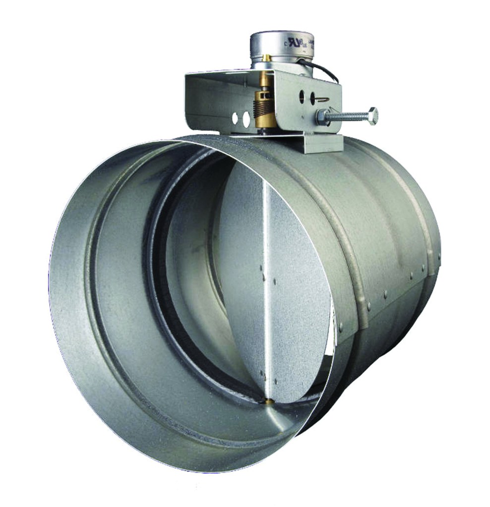 Broan’s makeup air damper opens or closes in response to the control on the range hood fan, allowing passive entry of makeup air for the exhaust fan.