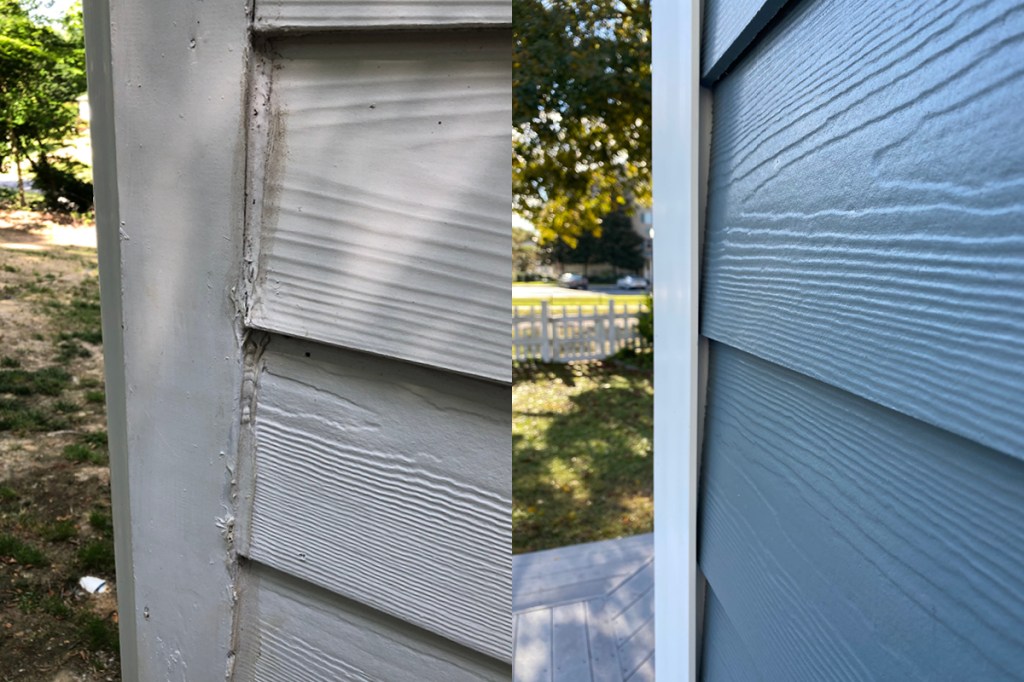Left: before; Right: after