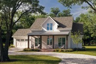 Front exterior of farmhouse plan 430-318 at Houseplans.com