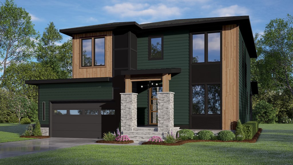 Family-friendly house plan 1080-28 exterior. See details at Houseplans.com.