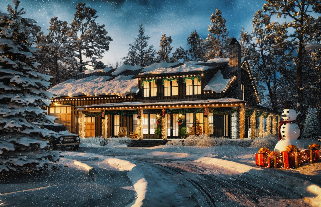 Family-Friendly Farmhouse Plan, Front Exterior. See Details at Houseplans.com.