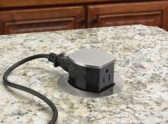 Hubbell TradeSelect polished chrome pop-up outlet