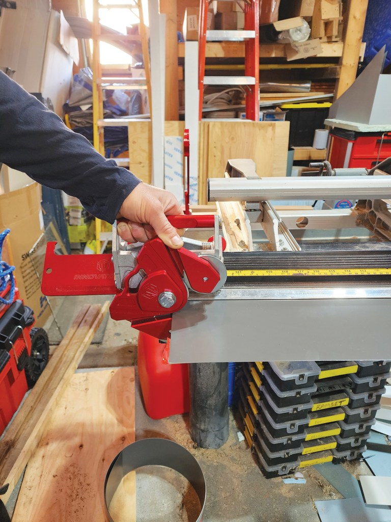 The InnovaTools bidirectional cutting tool works on most Tapco and Van Mark brakes.