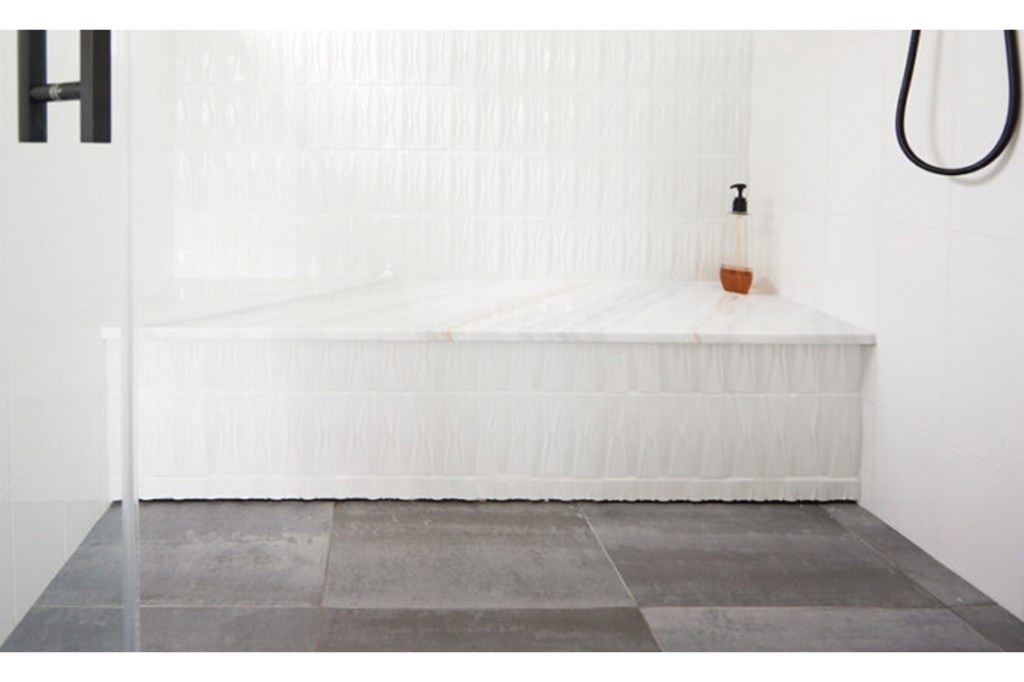 QuickDrain WallDrain linear, in-wall shower drain