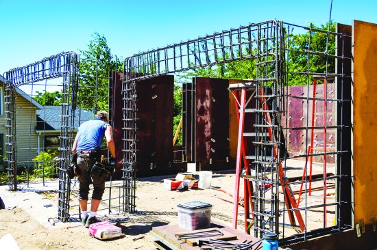 … reinforcing around wide openings like garage doors, ...