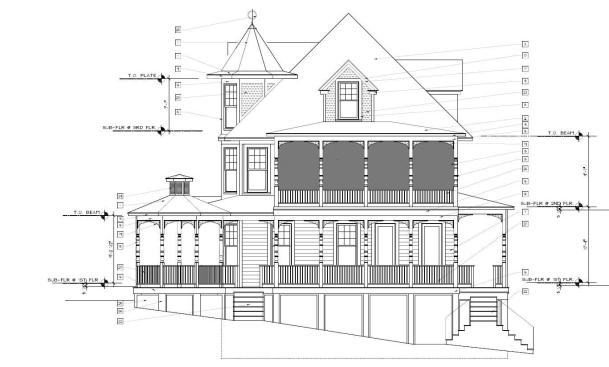 Proposed Side (North) Elevation