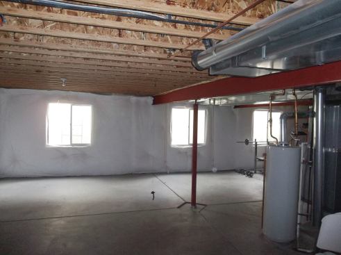 The furnace and water heater are often installed in the middle of an unfinished basement, with access to the entire volume of air in the basement for combustion. Once a basement is finished, however, the furnace and water heater are usually isolated in a small mechanical or utility room, which limits the available combustion air and requires a different strategy.