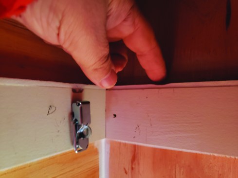 Compressible weather stripping on top of the 1-by perimeter band creates the air seal.