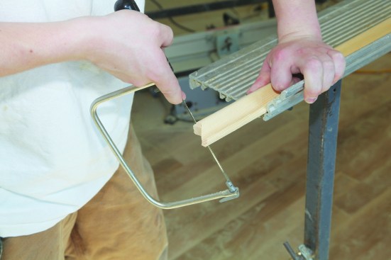... cut the curve working side to side.