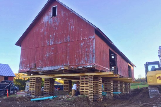 With the existing silo gone, it was easier to install the barn’s new foundation walls and slab; though it was a bit of a bummer to have to remove an iconic piece of the farm’s history.