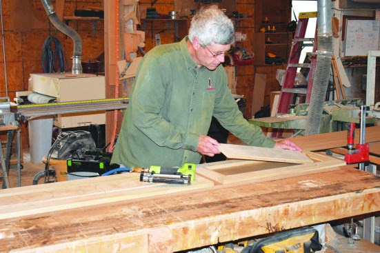 Scrap boards that fit inside the templates supported the router base.