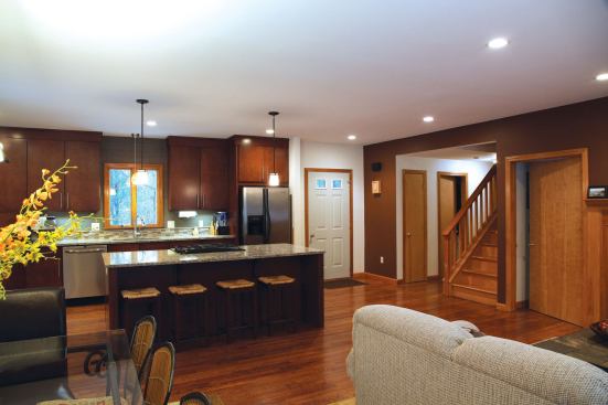 We renovate kitchens quite often, but I've rarely seen a renovation as dramatic—and yet as simple—as one that we completed recently. The key to the renovation was relocating the basement stairs.