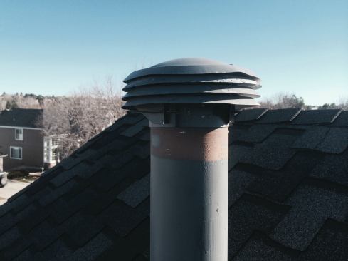 When a vent cap is pushed down too far, it can block the vent. This cap needed to be raised.