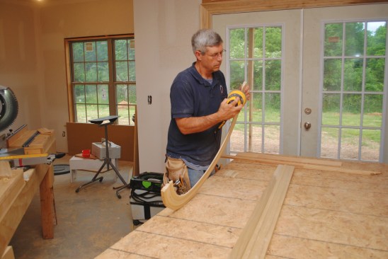 If there are any obvious places where the profile is too wide, sand before you install the piece. Sanding the edge of the profile after the piece is installed is much more difficult.