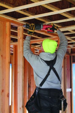 A recip saw makes quick work of removing a stud without damaging it.