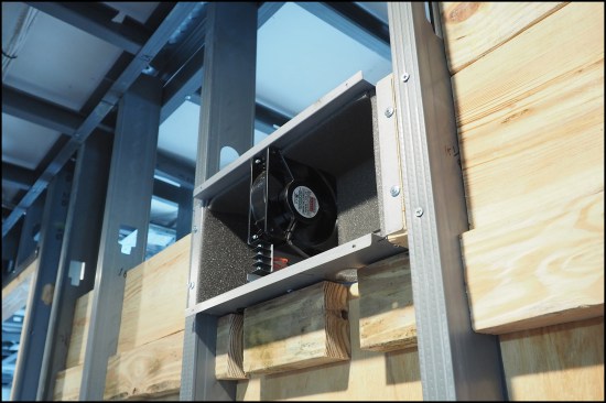 Wall emitter boxes are used with steam cartridge units where ductwork is not available to distribute the humidity.