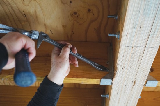 All the undersized nails had to be pulled …
