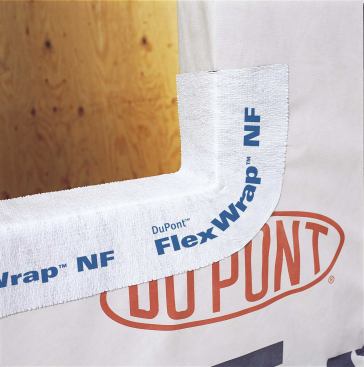 Butyl flashing has a wider temperature range than RA and sticks to more materials. Accordion-style butyl flashings can stretch at the corners of openings.