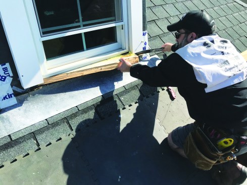 Since then, however, the sill had rotted and needed to be replaced.