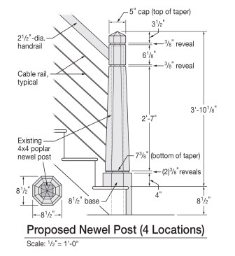 The designer’s plan provided the basic elements without construction details.