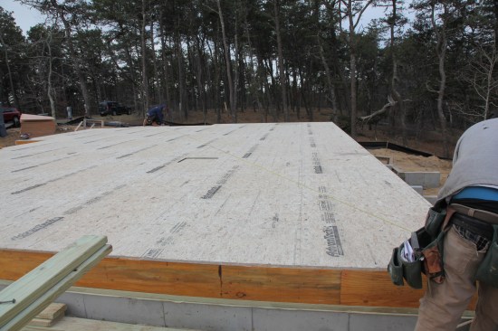 Measure the diagonal between the opposite corners. Adjust diagonals until the two diagonal measurements match exactly.