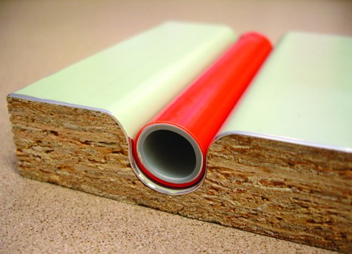 WarmBoard-R is a thinner, OSB product for use as an overlay to an existing floor.