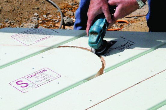 Also included were routing templates to make custom grooves.