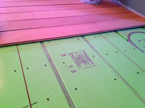 New flooring gets installed directly over panels. No rosin-sized slip-sheet required, and the installer has a clear view of the piping to avoid punctures.