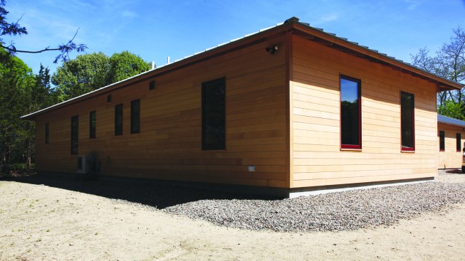 All the ventilation in a closed system comes via the openings at the bottom of the rainscreen. In an open system, gaps between the siding boards allow increased ventilation to enhance drying.