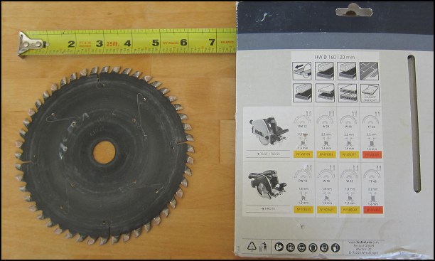 A variety of saw blades are available, depending upon the task and material. The author sticks with one blade 99% of the time, a proprietary 48-tooth ATB (alternate tooth bevel) blade.