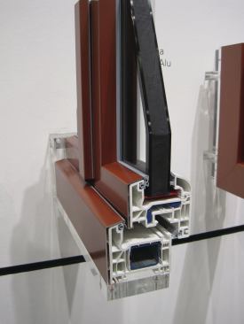 European windows are available with PVC frames, which are lighter but perform similarly to wooden frames.