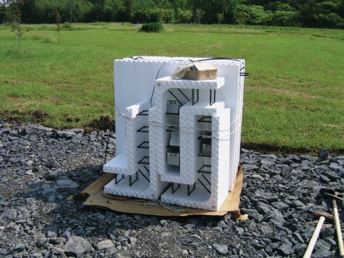 Most manufacturers' blocks are reversible top and bottom. For example, a corner block can be flipped over to create a left or right corner.