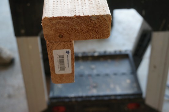 By walls (walls that go all the way to the outside corner of a house) receive corner studs.  The simplest corner is two studs nailed together in an L shape.