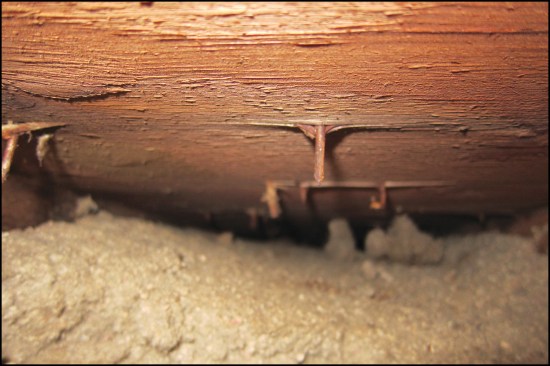 … this sheathing had to be replaced.