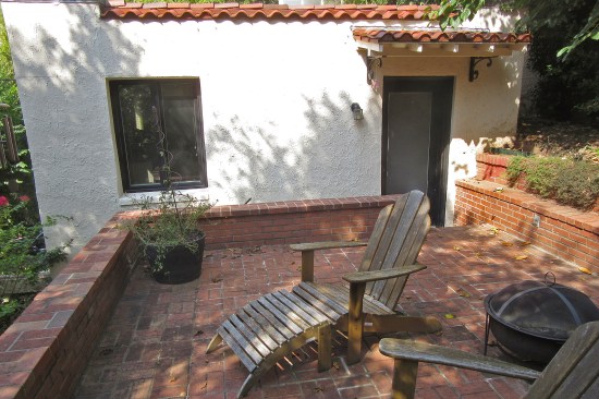 This innocuous photo belies structural problems beneath the brick patio.