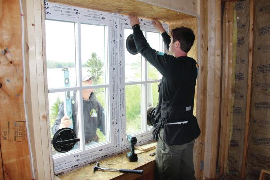 The Intus window is set in place.