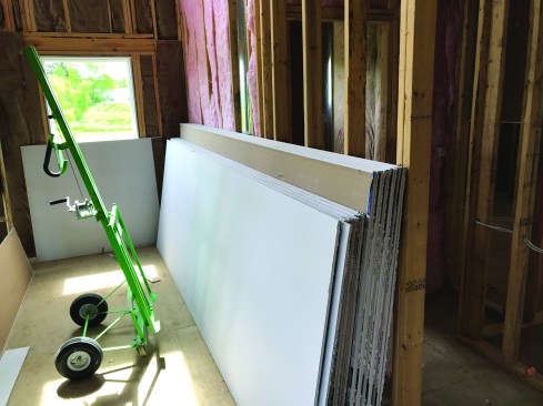 Drywall comes in many different lengths and widths.