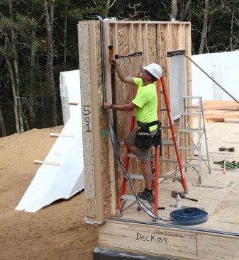 The home-building industry is not waiting around for the next generation of carpenters to come up to speed. Many companies are looking to "off-site solutions"—that is, modular and panelized systems—as a way to reduce labor and increase productivity. Unity Homes (shown here), produce off-site framing systems that rival in performance any stick-built home. While panelized or modular framing methods are effective, we have a very long way to go, and an enormous lift in capital investment, before such technology solutions will make a significant dent in solving the skilled labor shortage. (Photo by Roe Osborn)