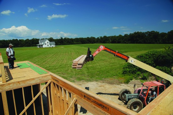 Numerous makes and models with varying reach and load-lifting capacities can be found on residential sites today. They can be challenging to operate; drivers have to contend with stability issues related to projected loads from telescoping booms and uneven surfaces. Vehicle tip-overs can occur if load limits are not adhered to.