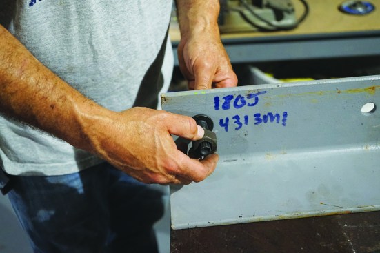 Torsion control (TC) bolts maintain specific torque settings.