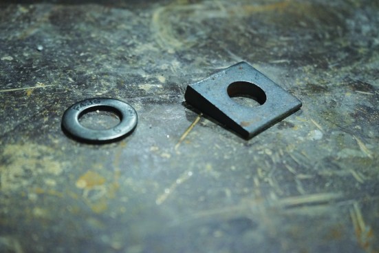 Washers should always be made from hardened steel.