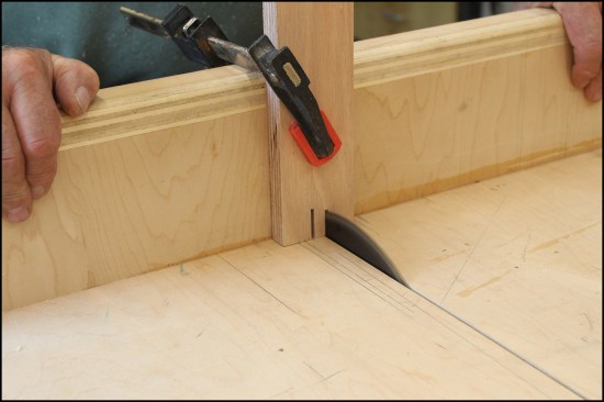 Otherwise dicey cuts are performed safely and finger-free on the sled.