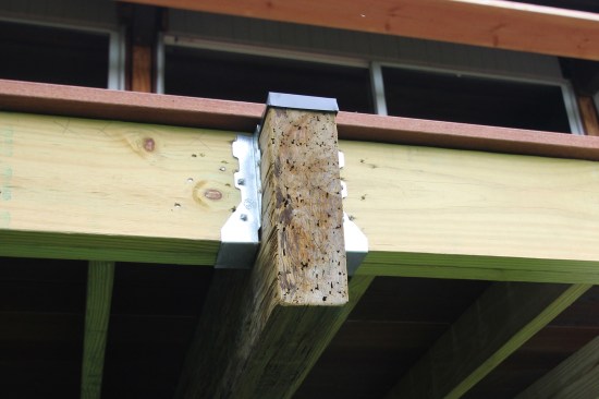 The new Parallam Plus PSLs were cap-flashed with brown-colored aluminum coil stock to prevent rotting.
