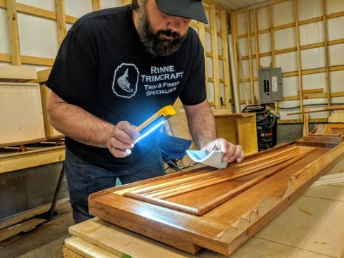 The on-board light is great. Mounted in the body of the tool, it is directional. Separate, it fits in an apron or tool pouch easily. The four-hour runtime doesn’t leave me hanging. It's great for inspecting a finish or lighting up a dark room.