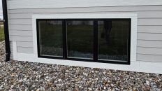 From the exterior, there were no apparent leaks. It’s worth noting that splash back from roof runoff was an unlikely contributor to the problem, as this house has a functional gutter system.