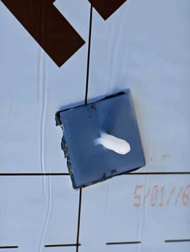 The anchors have a peel-and-stick adhesive that bonds them to the surface.