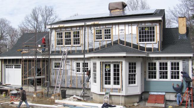 This new home was built with high-performance materials and methodology.